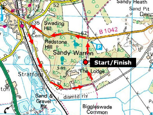 Fairy Run route