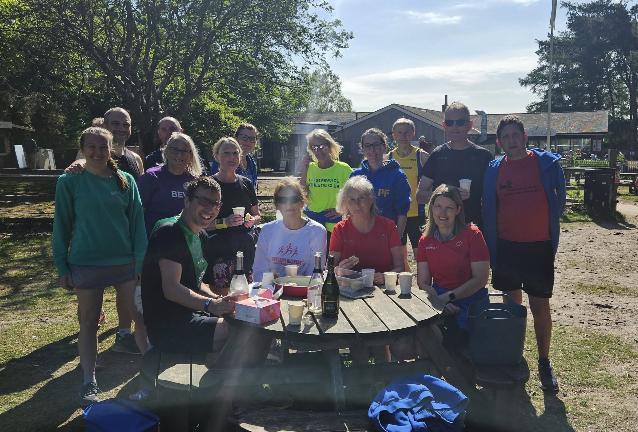 Giles celebrates his 250th parkrun and 100th different location