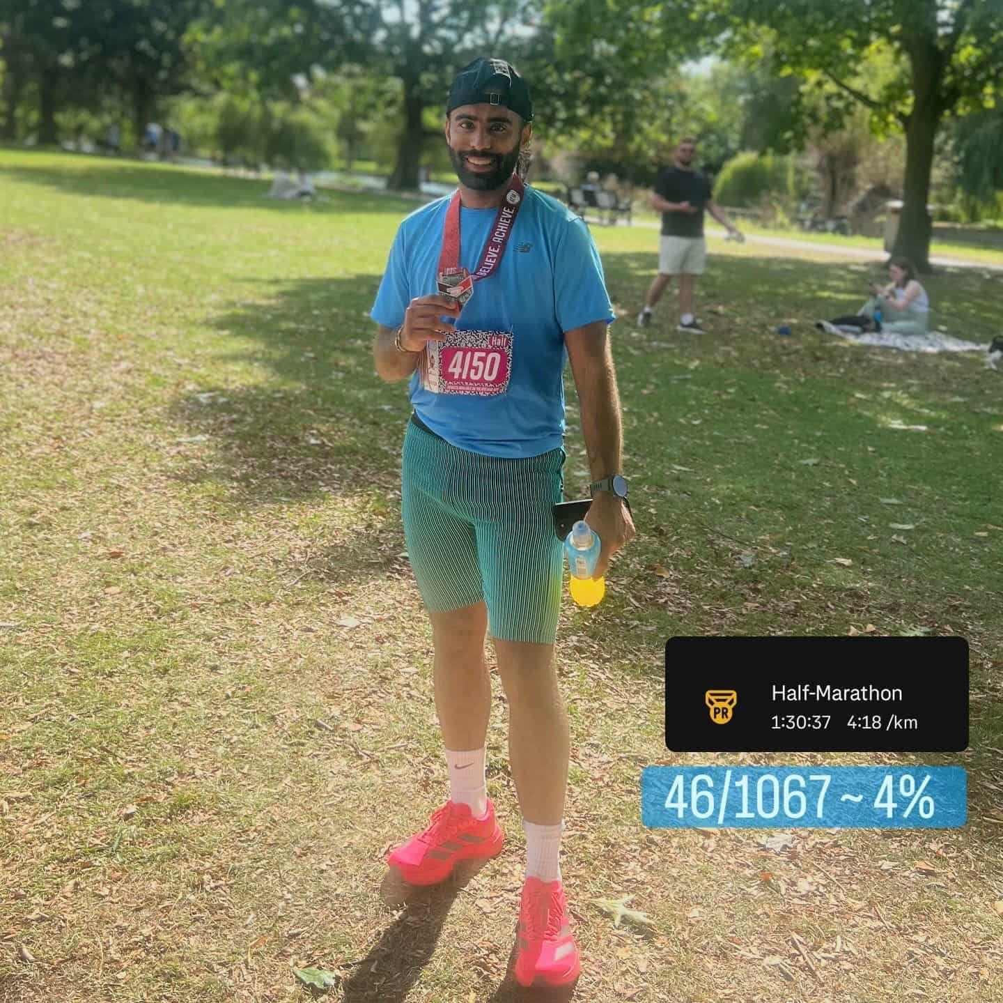 Kishan takes on the Bedford Half Marathon