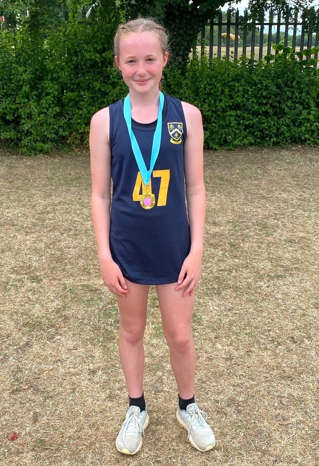 BAC junior Joanna wins schools district 800m gold medal