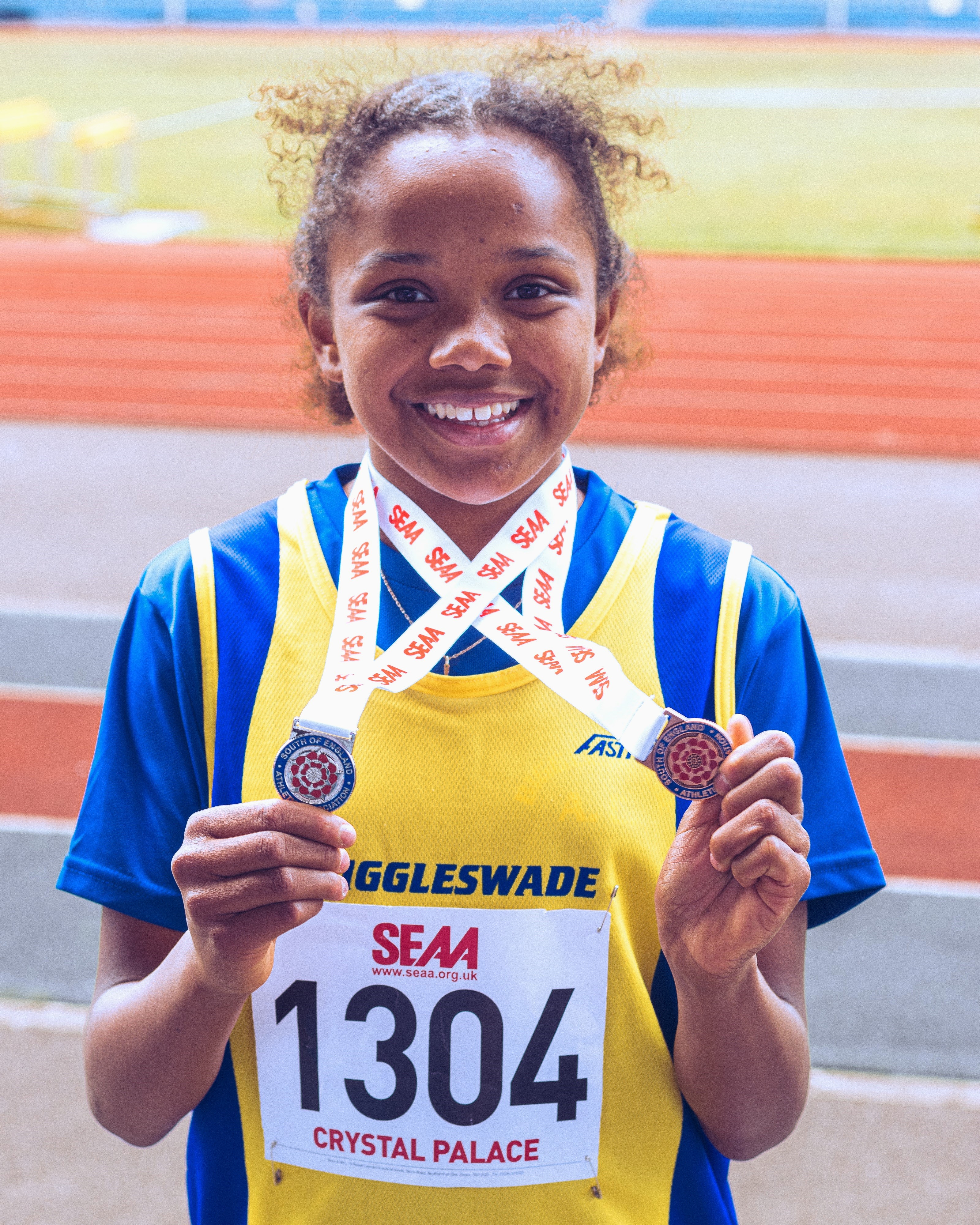 Nathania wins two medals at SEAA Championships