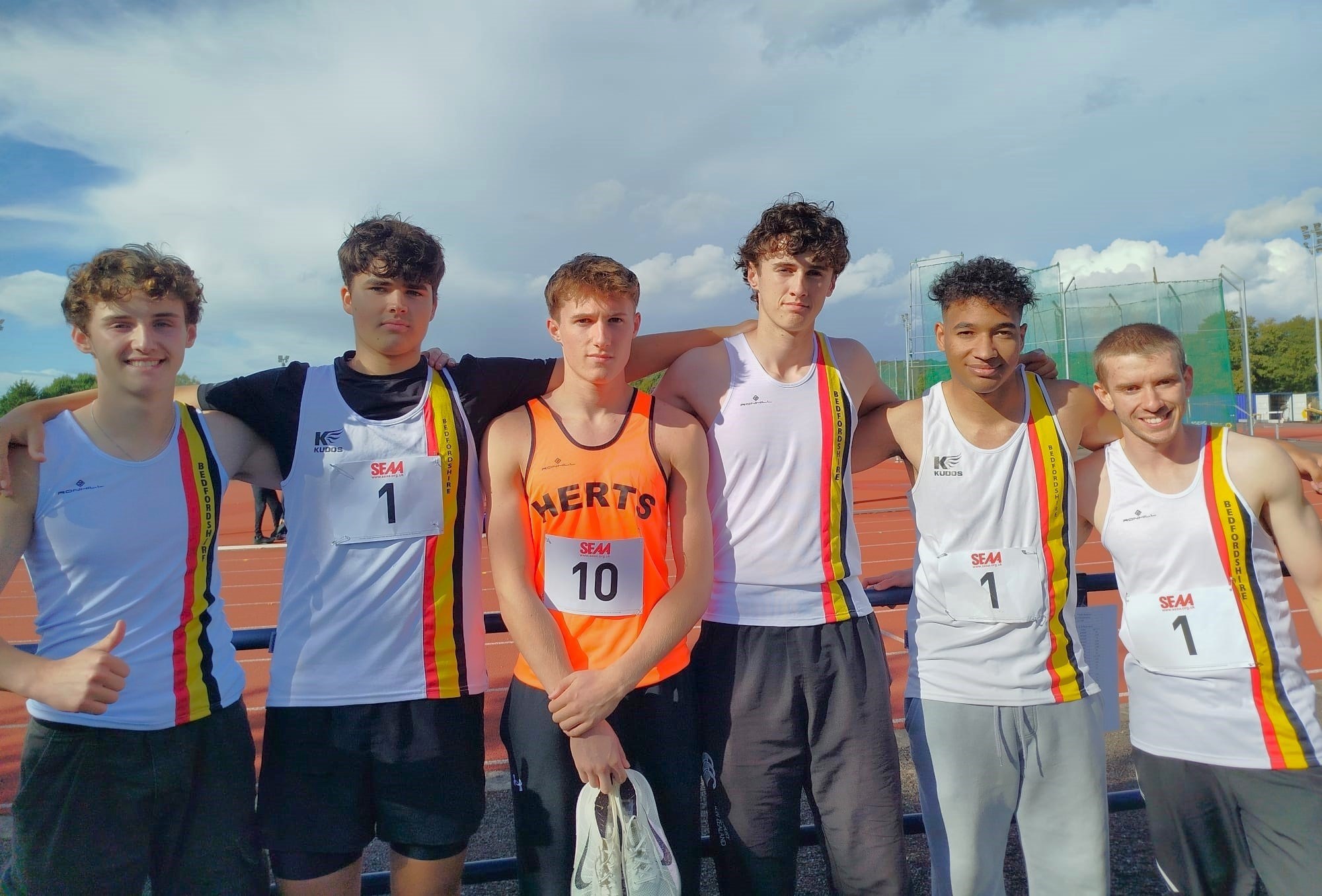 Two events wins and three PBs at SEAA Inter Counties Championships