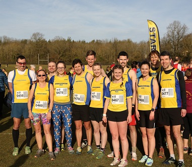 BAC Cross Country Runners at Sharnbrook